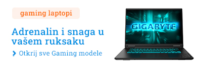 Adrenalin i snaga u vašem ruksaku. Pogledaj sve Gaming Laptope.