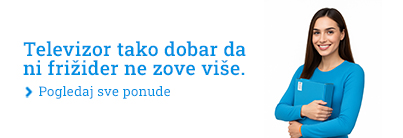 Televizor tako dobar da ni frižider ne zove više. Pogledaj sve ponude.