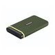 Transcend SSD 2TB PortableESD380C,Type C,USB 3.2rugged,anti-shock,military green