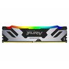 Kingston 16GB 6400MHz DDR5 RGBFury Renegade,Black/Silver RGB(1x16GB), CL32, 288-pin, XMP,