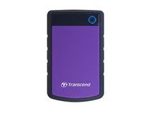 Transcend HDD 2TB StoreJet H3portable,anti-shock,purple