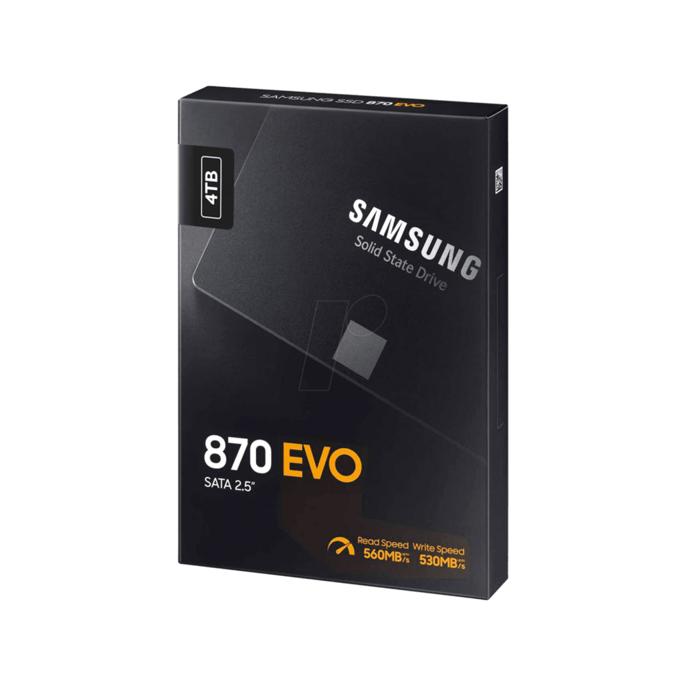 Samsung SSD 4TB 870 EVO2.5'' SATA3;V-NAND MLC560MB/s read,530MB/s write