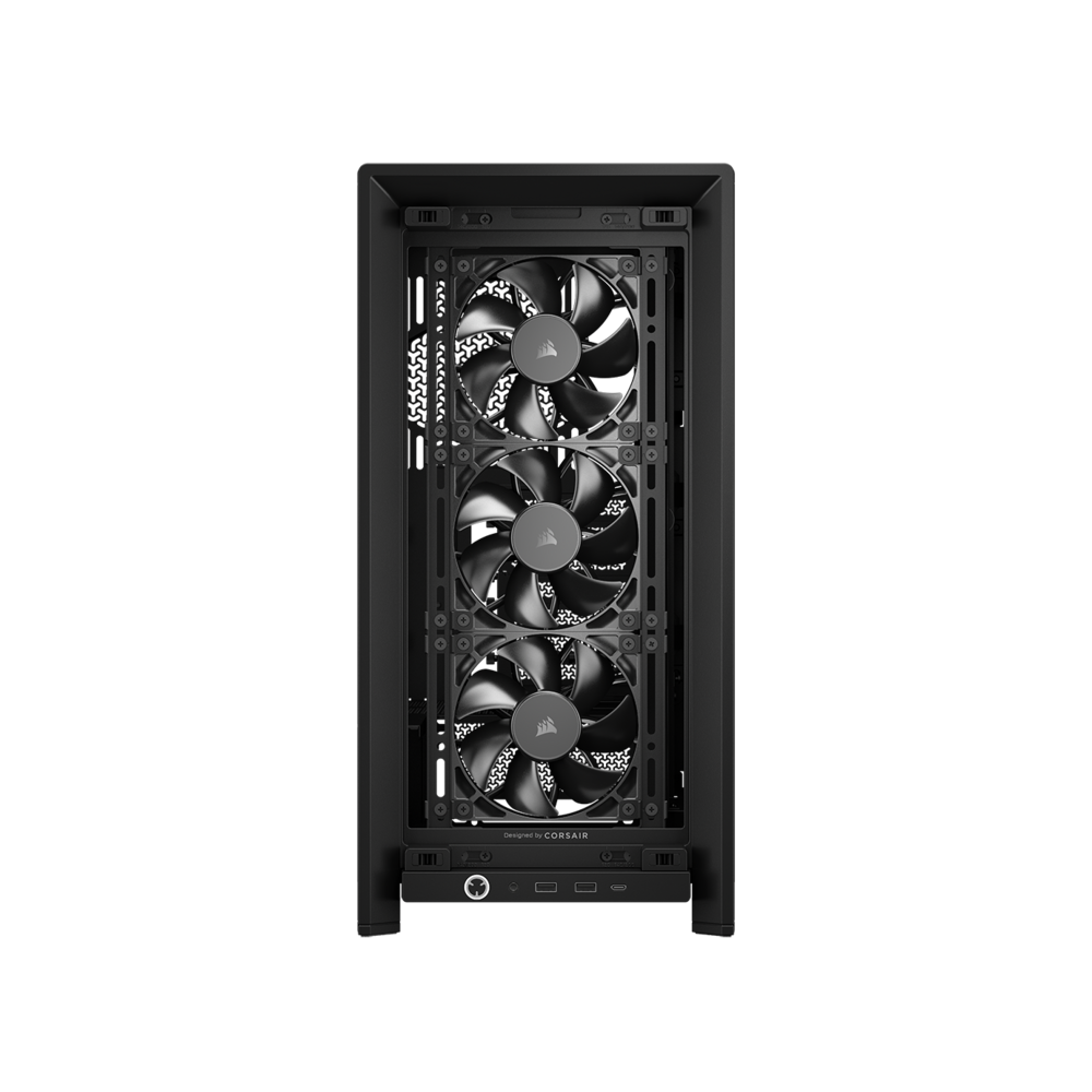 CORSAIR FRAME 4000D RS Case3xRS120 fans, 360mm radiator170mm cooler, 430mm GPU, ATX, Black
