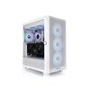 Thermaltake S250 TG ARGB SnowMid tower case, white,4x CT120 ARGB white fans