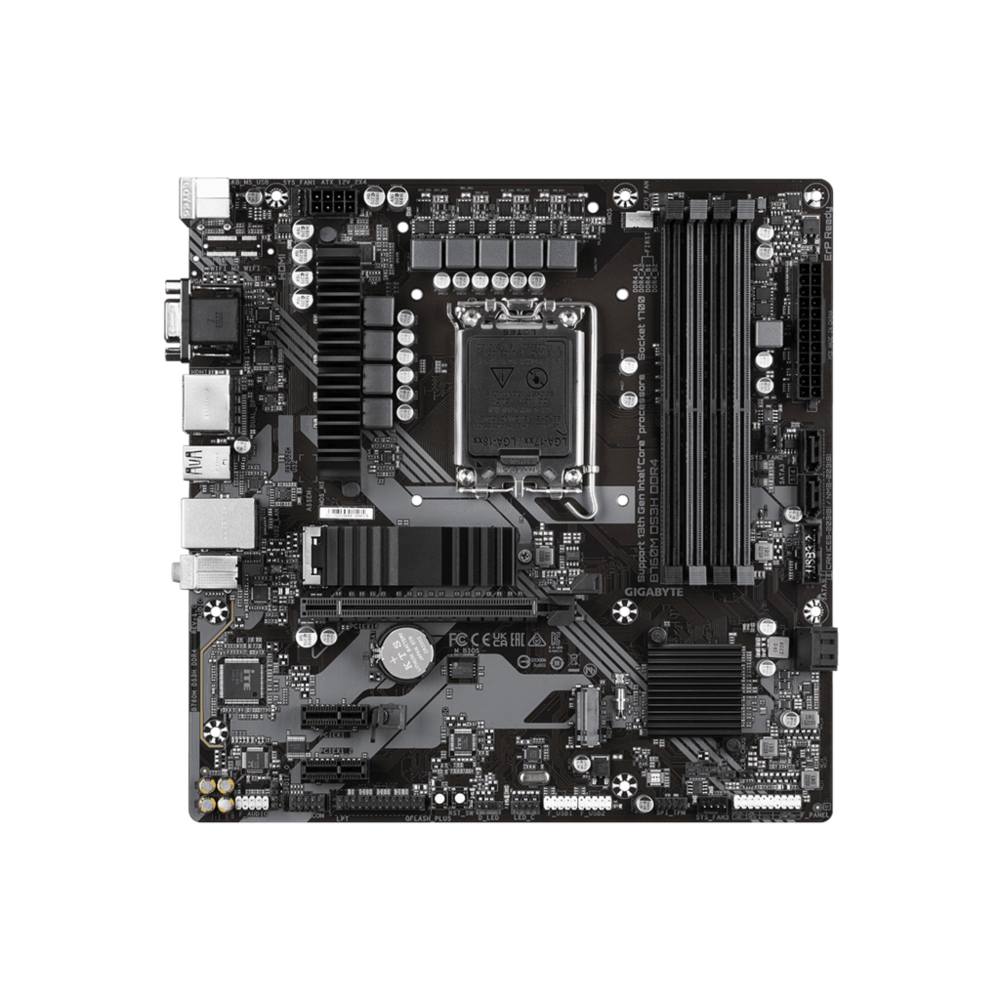 Gigabyte MB B760M DS3H DDR4LGA1700; 4xDDR4; 2xM.2, 4xSATA6xUSB; VGA, HDMI, 2xDP;
