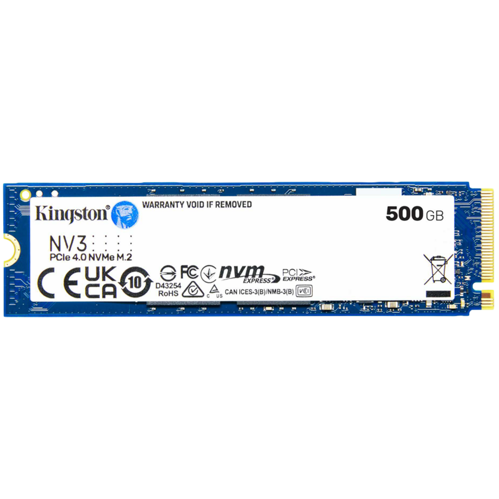 Kingston NV3 500GB SSD M.2 2280 PCIe 4.0