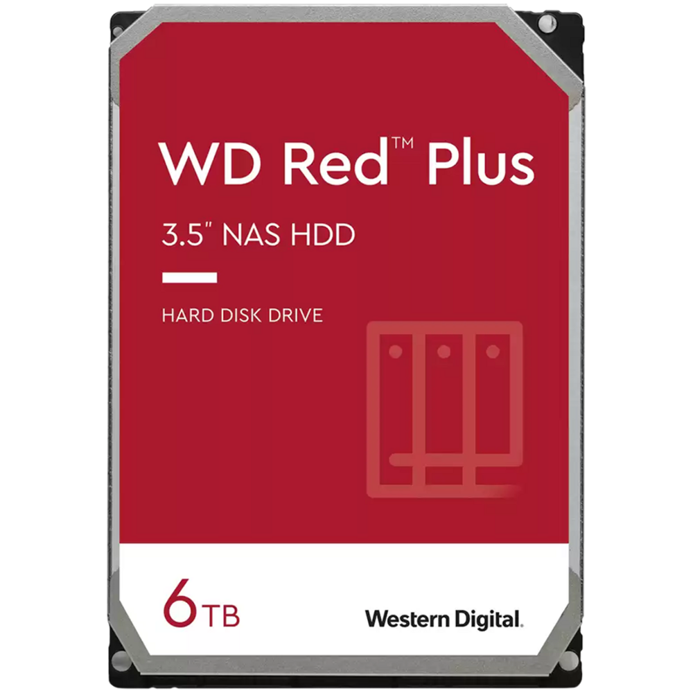 WD Red Plus 6TB NAS HDD 3.5"
