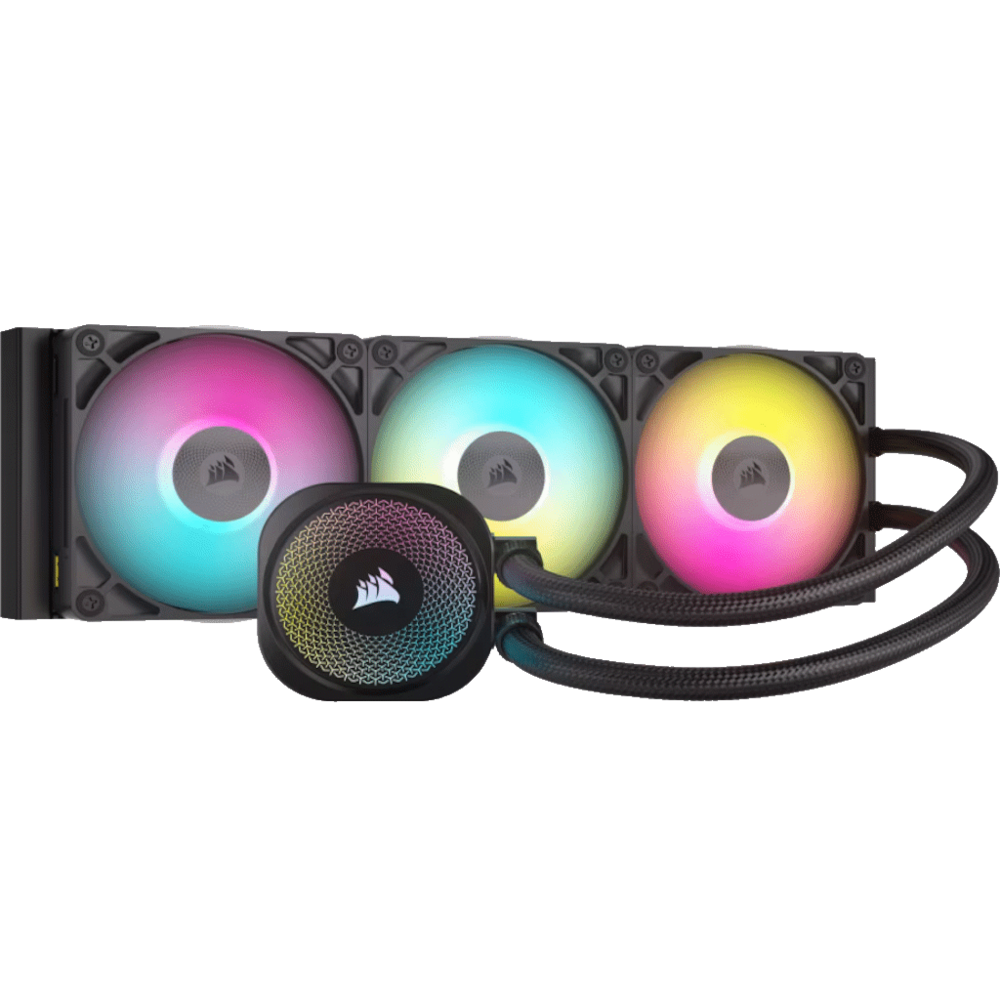 CORSAIR TITAN 360 RX RGB AIOLiquid CPU Cooler, Black,RX120LGA1851, LGA1700, AM5, AM4