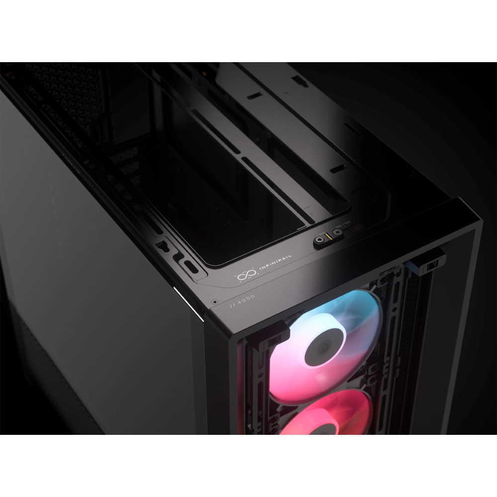 CORSAIR FRAME 4000D RS ARGB3xRS120 ARGB fans, 360mm rad170mm cooler, 430mm GPU, ATX, Black