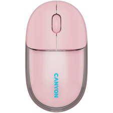 Canyon OnClick 24 Bežični Miš - Prozirno Roze