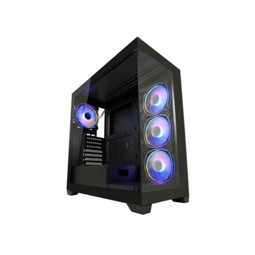 LC-Power Case Gaming 715B Midi-tower, ATX, 4x ARGB fan1x USB-C, 2x USB-A