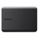 Toshiba HDD 2TB external 2.5"USB 3.2;Canvio Basic;Black