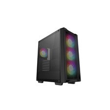 DeepCool Case CC560 Mesh V2Black, ATX, mATX, Mini-ITX,4x ARGB fans