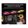CORSAIR NAUTILUS 360 RS AIOLiquid CPU Cooler, Black,RS120LGA1851, LGA1700, AM5, AM4