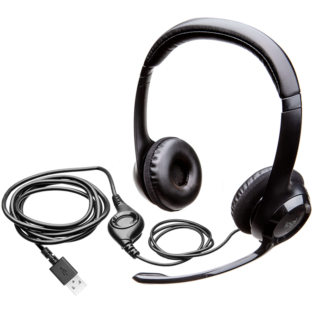Logitech H390 USB Slušalice sa Mikrofonom - Crne