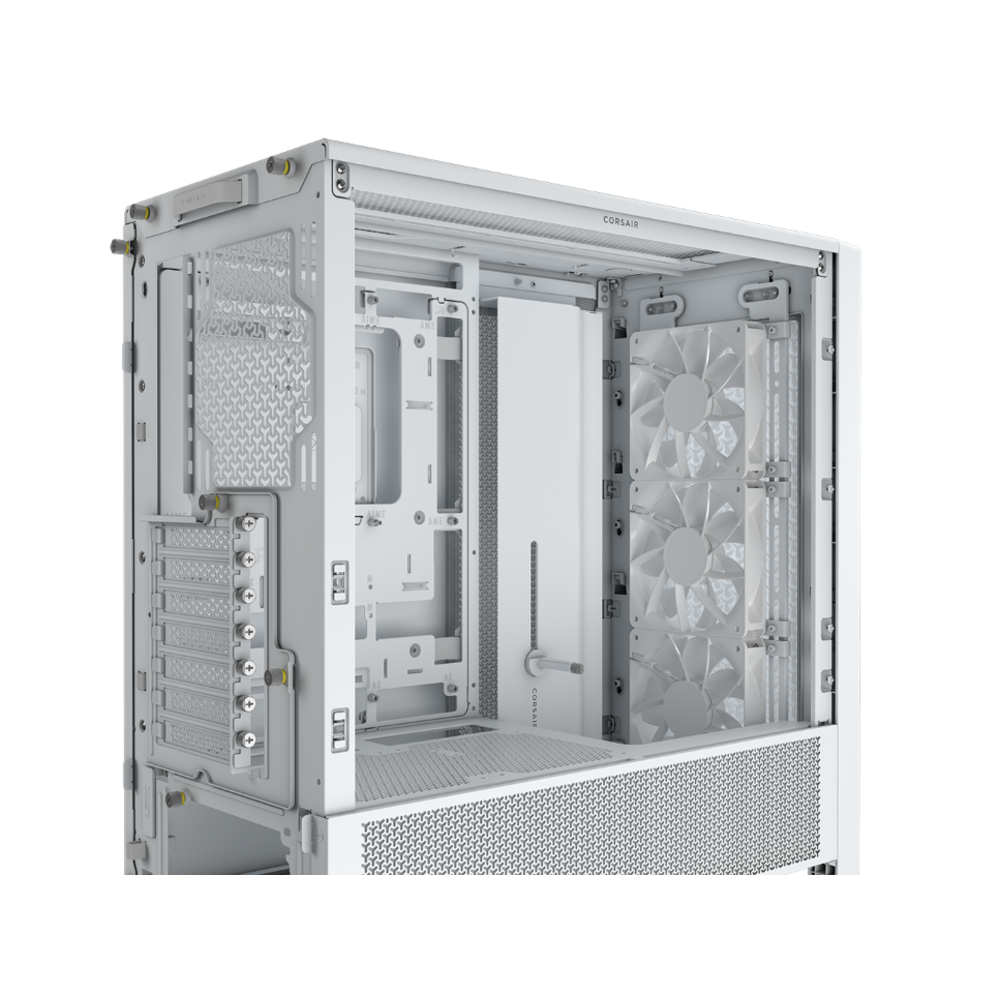 CORSAIR FRAME 4000D RS Case3xRS120 fans, 360mm radiator170mm cooler, 430mm GPU, ATX, White