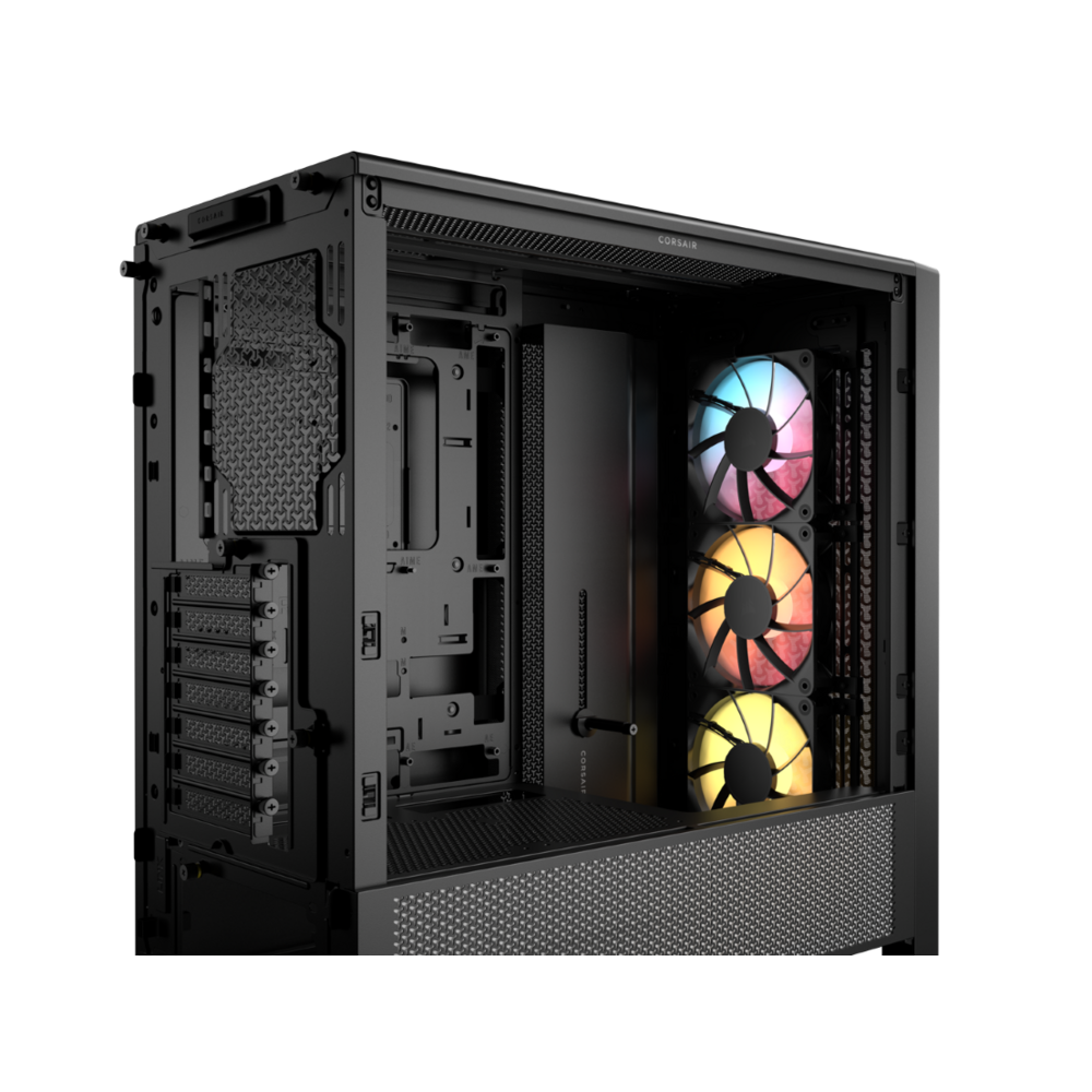 CORSAIR FRAME 4000D RS ARGB3xRS120 ARGB fans, 360mm rad170mm cooler, 430mm GPU, ATX, Black