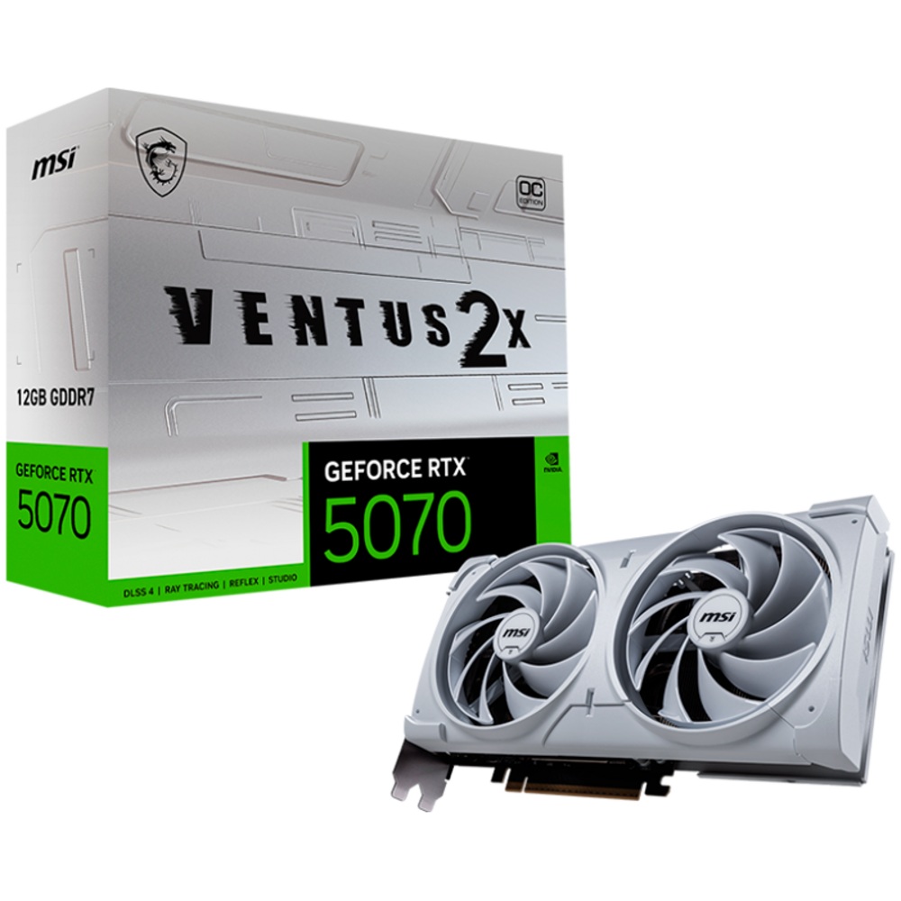 MSI RTX 5070 VENTUS 2X OC White 12GB