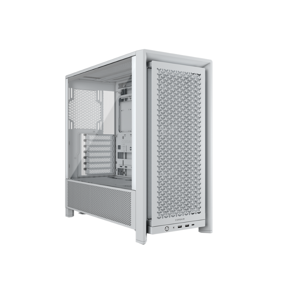 CORSAIR FRAME 4000D RS Case3xRS120 fans, 360mm radiator170mm cooler, 430mm GPU, ATX, White