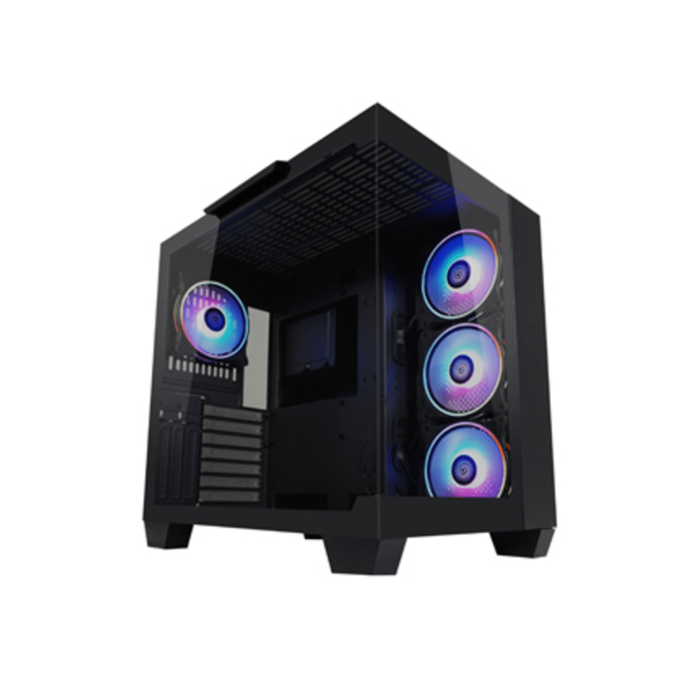 LC-Power Case Gaming 809BE-ATX, ATX, Micro ATX, MiniITX4x 120mm ARGB fans, tempered glass