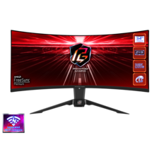 34" ASRock PG34WQ15R2B Curved Gaming Monitor