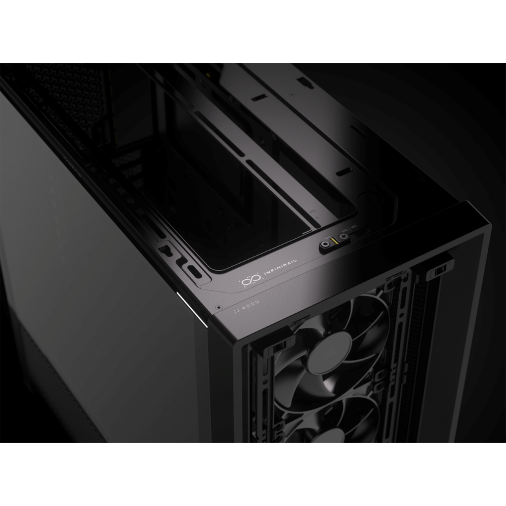 CORSAIR FRAME 4000D RS Case3xRS120 fans, 360mm radiator170mm cooler, 430mm GPU, ATX, Black