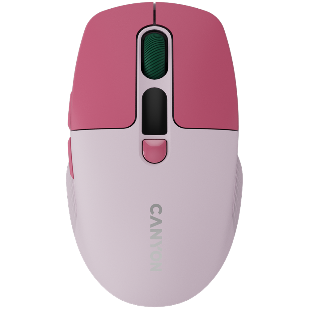 Canyon CNS-MW26 Bežični Miš sa LCD Ekranom - Rozi