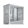 CORSAIR FRAME 4000D RS Case3xRS120 fans, 360mm radiator170mm cooler, 430mm GPU, ATX, White