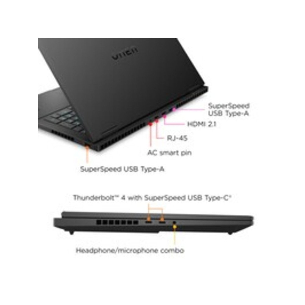 OMEN laptop 16-wf1007nn16,1FHD, Intel core i7-14700HX16GB DDR5, 512GB SSD, RTX 4070 8GB, RGB