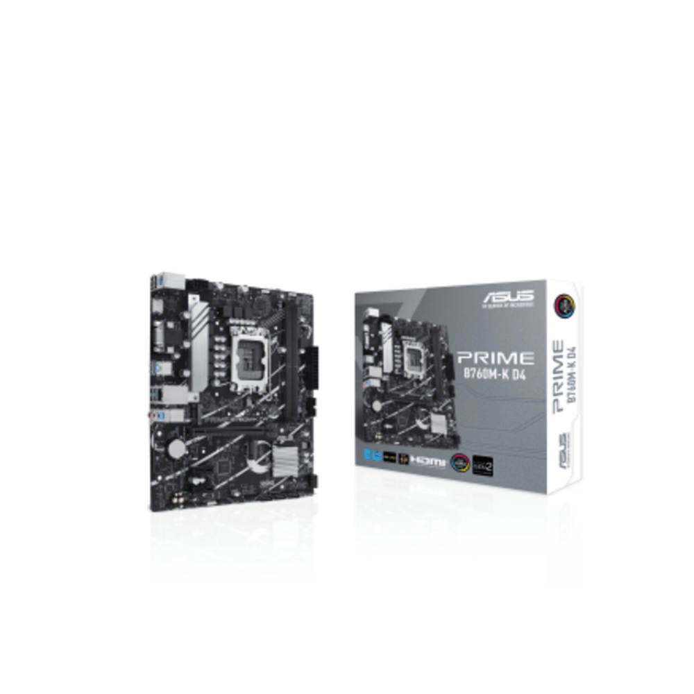 ASUS MB PRIME B760M-K D4Intel B760;2xDDR4VGA,HDMI;RAID;micro ATX