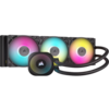 CORSAIR TITAN 360 RX RGB AIOLiquid CPU Cooler, Black,RX120LGA1851, LGA1700, AM5, AM4