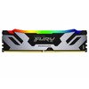 Kingston 16GB 6400MHz DDR5 RGBFury Renegade,Black/Silver RGB(1x16GB), CL32, 288-pin, XMP,