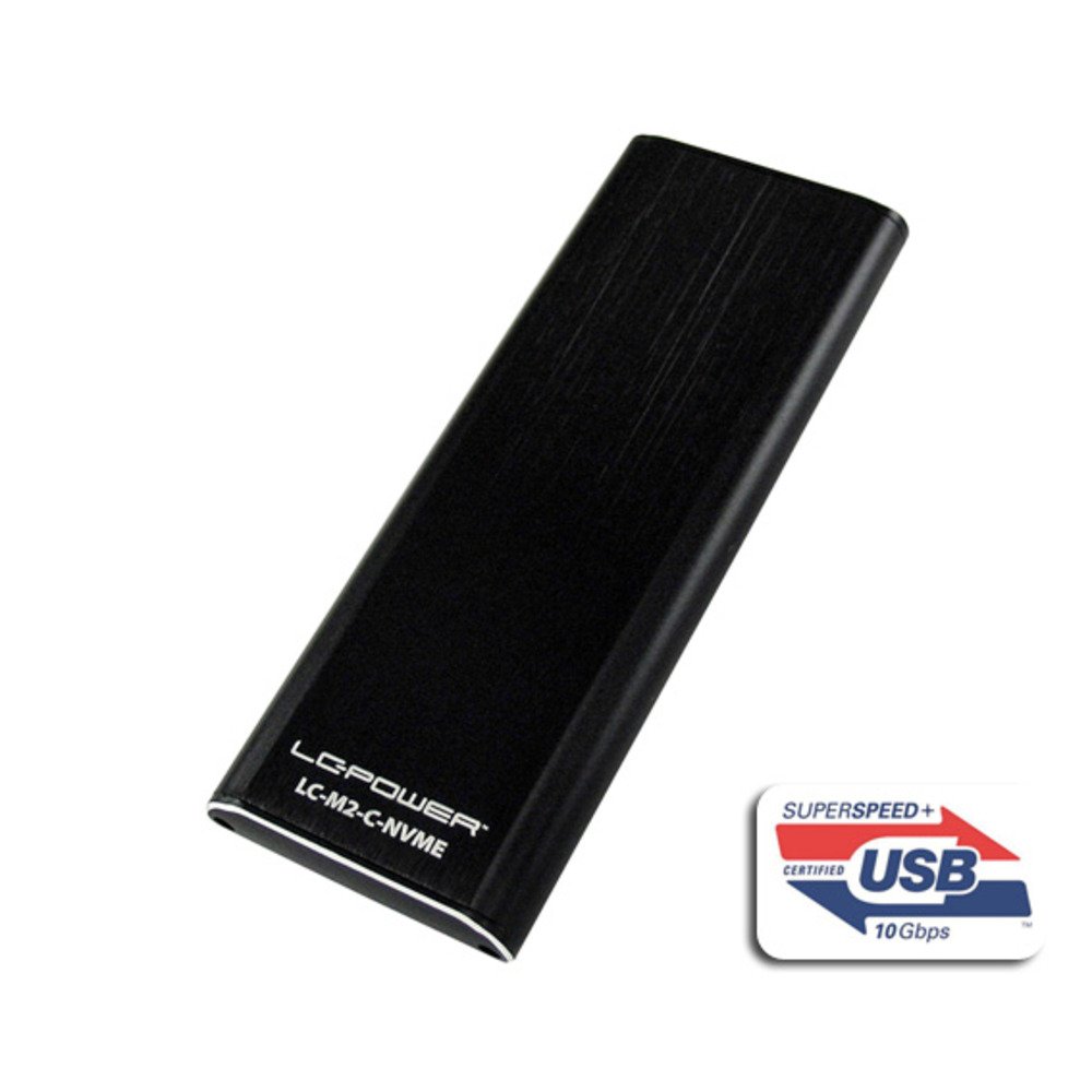 LC-Power LC-M2-C-NVMEUSB 3.1 Gen. 2 Type C M.2SSD Enclosure