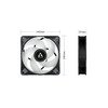 Arctic Fan P14 PWM PST A-RGB black, 3 packpressure-optimised, semi-passive