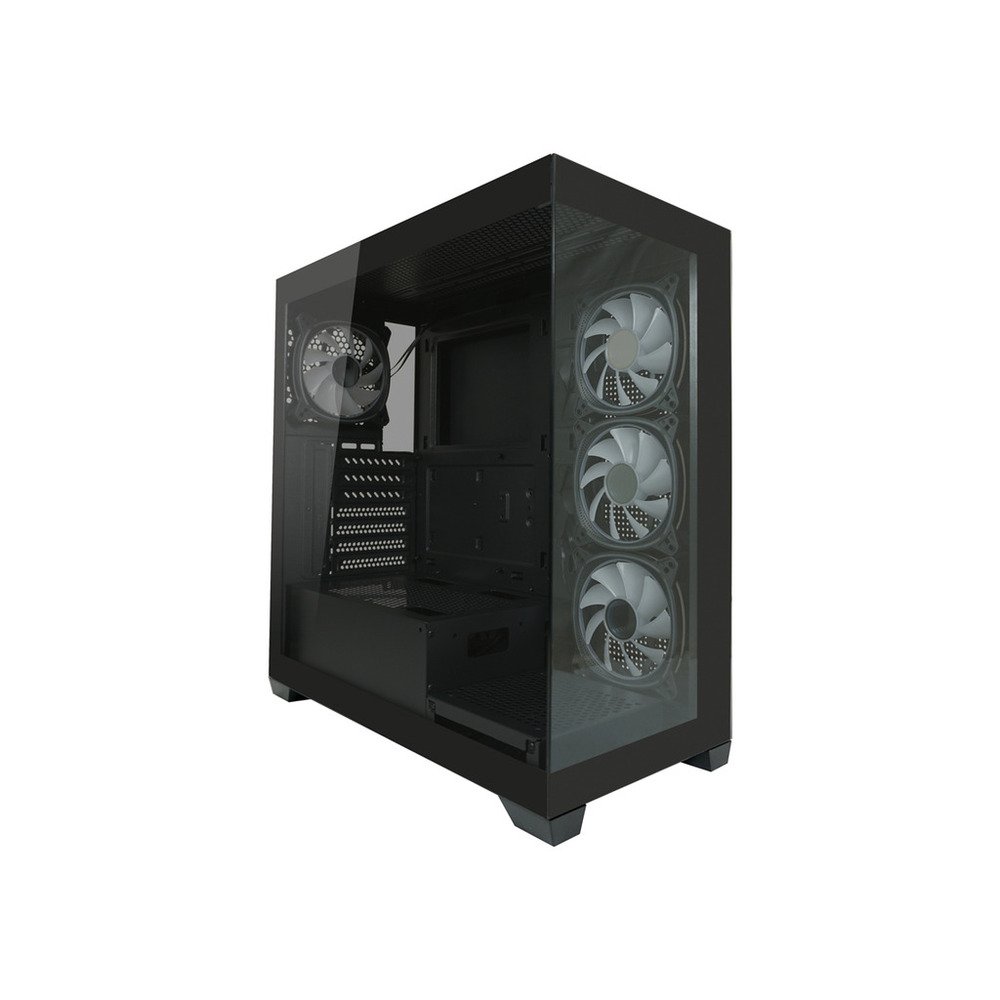 LC-Power Case Gaming 715B Midi-tower, ATX, 4x ARGB fan1x USB-C, 2x USB-A
