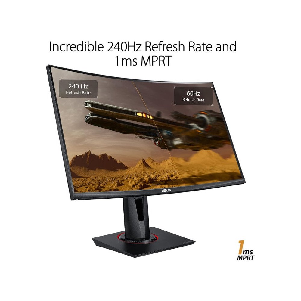 Asus TUF Gaming VG27VQMzakrivljeni gaming monitor,27", FHD,240 Hz, VA,HDMI, DP
