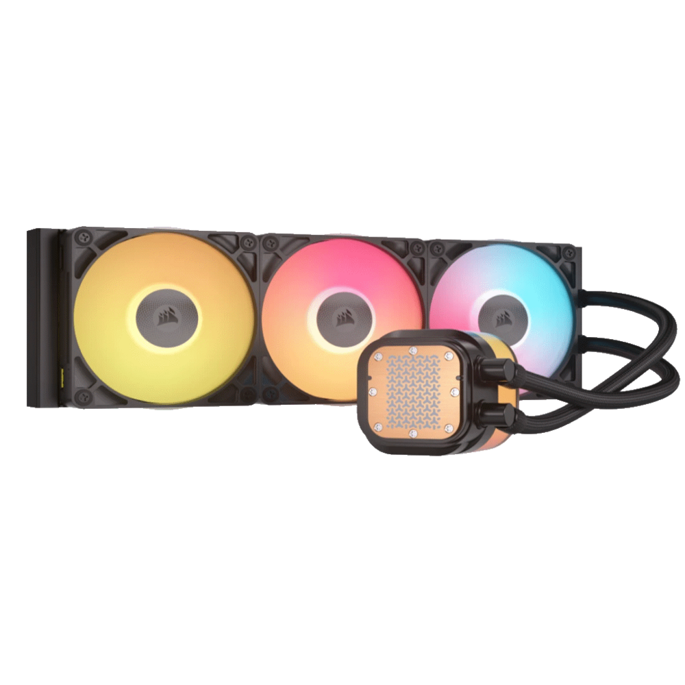 CORSAIR TITAN 360 RX LCD AIOLiquid CPU Cooler, Black,RX120LGA1851, LGA1700, AM5, AM4