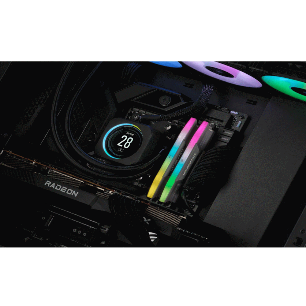 CORSAIR DDR5 32GB 6400MT/s RGBVENGEANCE, CL36, EXPO, XMP