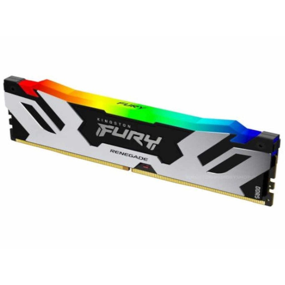 Kingston 16GB 6400MHz DDR5 RGBFury Renegade,Black/Silver RGB(1x16GB), CL32, 288-pin, XMP,