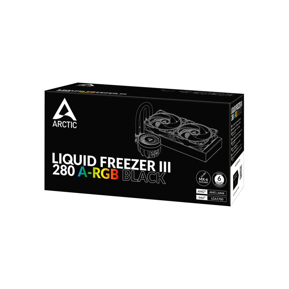 Liquid Freezer III 280 A-RGB BBlack, Multi Compatible AIOCPU Water Cooler, 1851, 1700, AM4, AM5