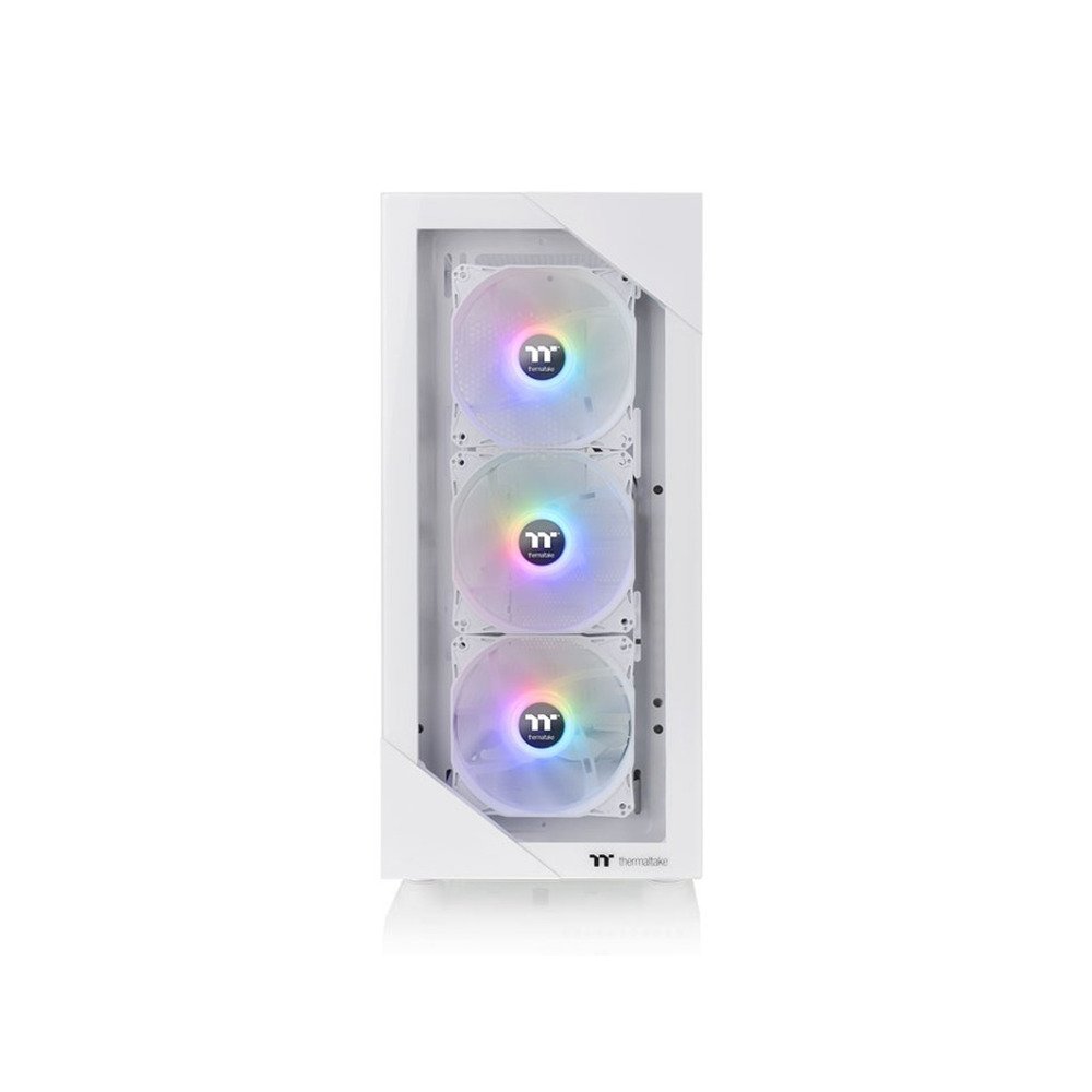 Thermaltake View 200 ARGB Snow Mid tower, tempered glass, 3x 120mm ARGB Lite fan