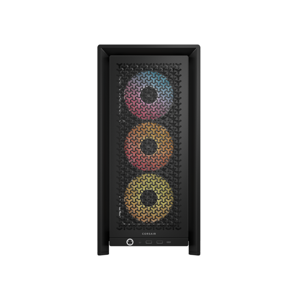 CORSAIR FRAME 4000D RS ARGB3xRS120 ARGB fans, 360mm rad170mm cooler, 430mm GPU, ATX, Black