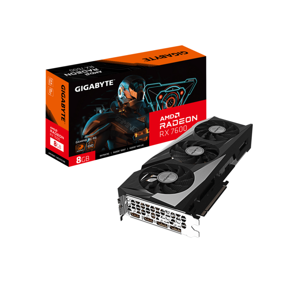 Gigabyte VGA RX 7600 Gam OC 8G8GB GDDR6 128bit;2xHDMI;2xDP