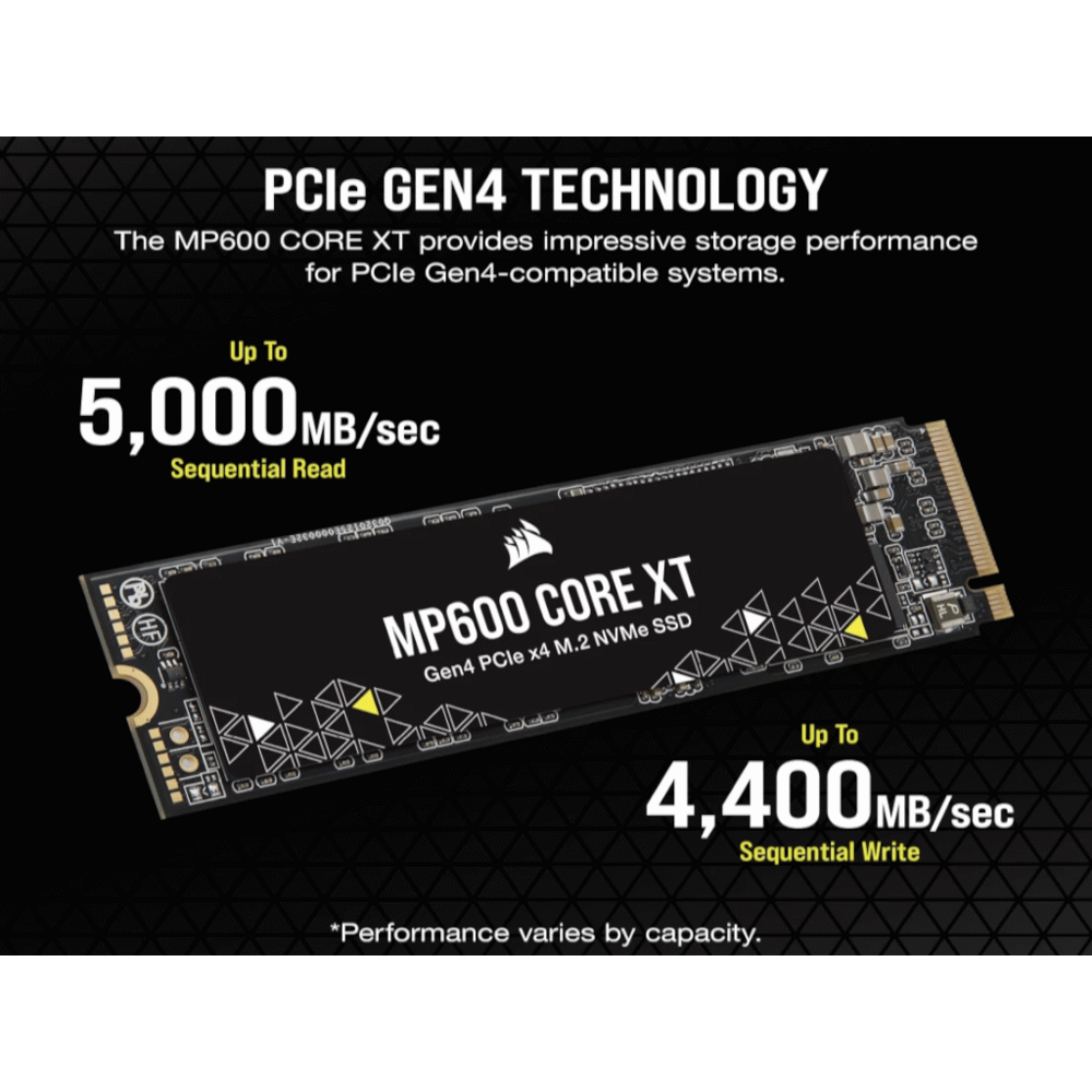 Corsair SSD 1TB M.2. MP600 CXTPCIe Gen4x4, 5.900/5.000MB/s