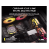 CORSAIR TITAN 360 RX RGB AIOLiquid CPU Cooler, Black,RX120LGA1851, LGA1700, AM5, AM4