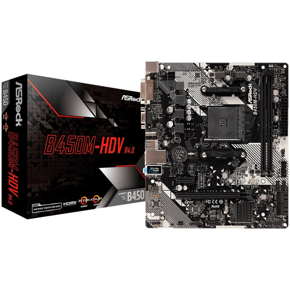 ASROCK B450M-HDV R4.0 Matična Ploča mATX