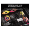 CORSAIR TITAN 360 RX LCD AIOLiquid CPU Cooler, Black,RX120LGA1851, LGA1700, AM5, AM4