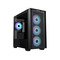 ASUS A21 PLUS TG ARGB BLACK4x 120mm ARGB fans, microATXMini-ITX,