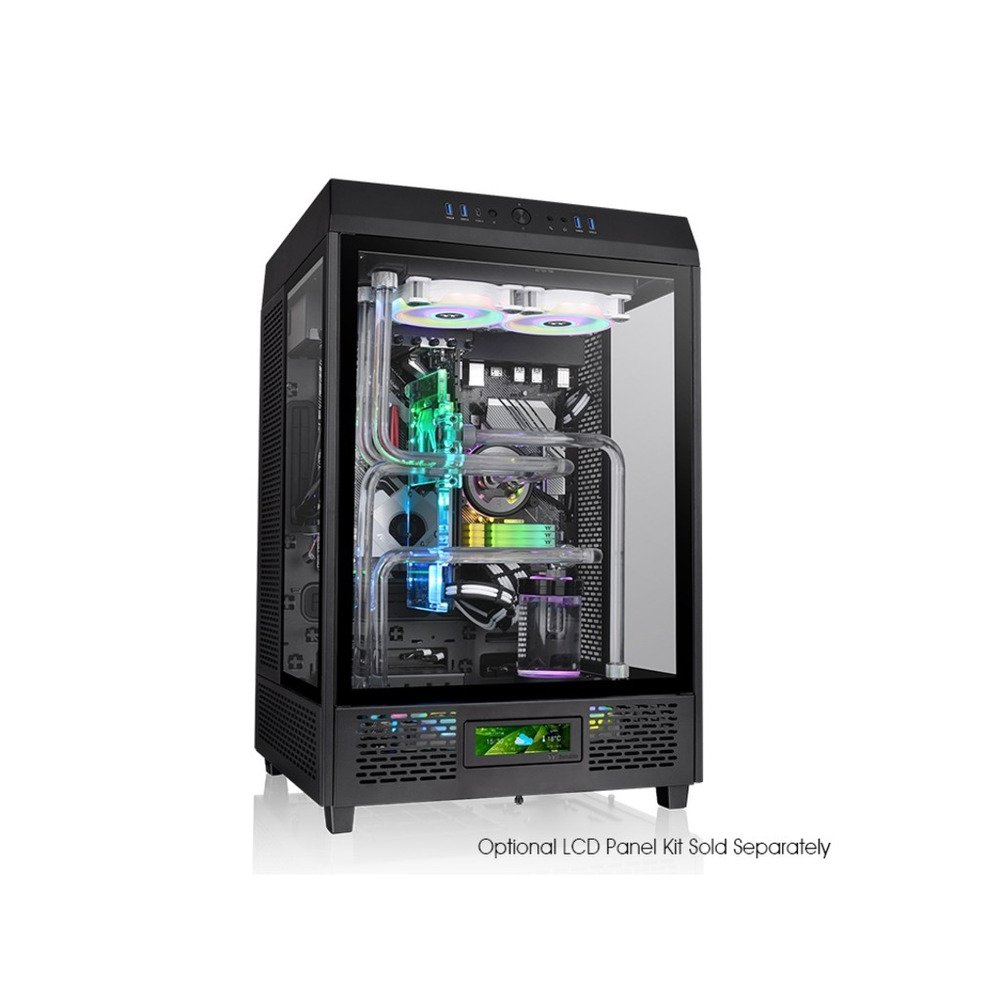 Thermaltake The Tower 500 Mid tower case, TG, 2x Standard 120mm fan