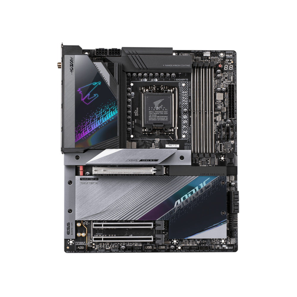 Gigabyte MB Z790 AORUS MASTERLGA1700; 4xDDR5; 5xM.2; 4xSATA14xUSB; DP; ATX;